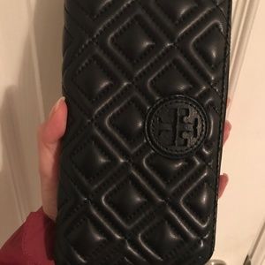 Tory Burch Black Leather Wallet